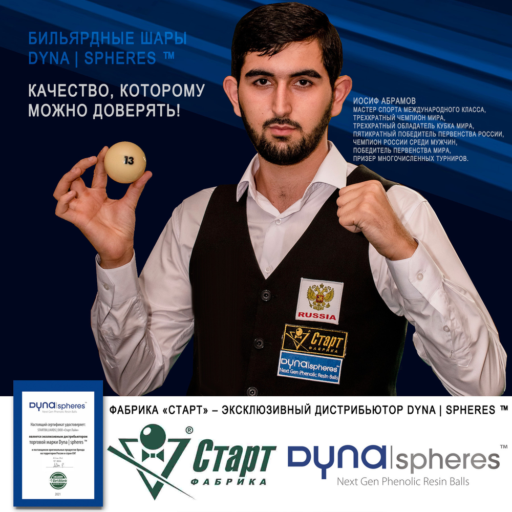 Шары Dynaspheres Silver Snooker 52,4 мм