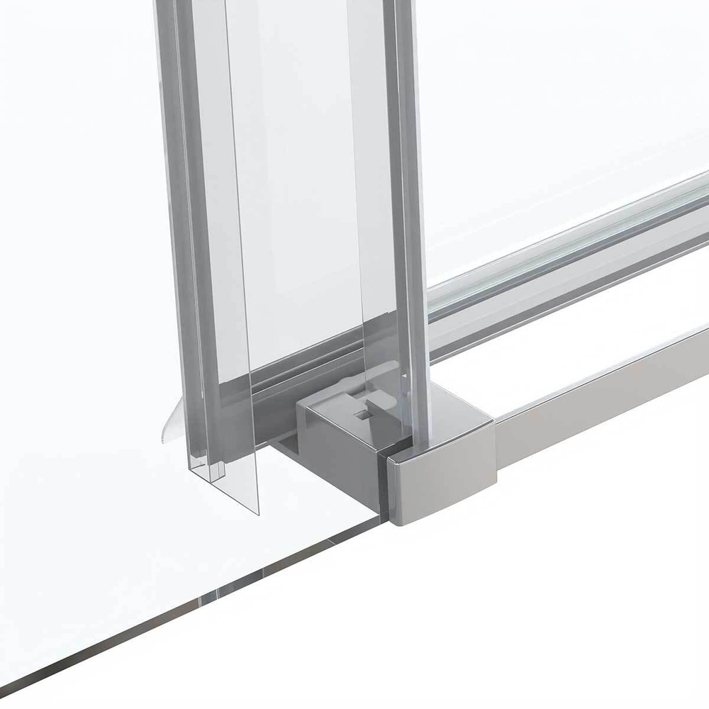 Душевой уголок Como Soft VSR-1CS8014CL, 1400*800, хром, стекло прозрачное