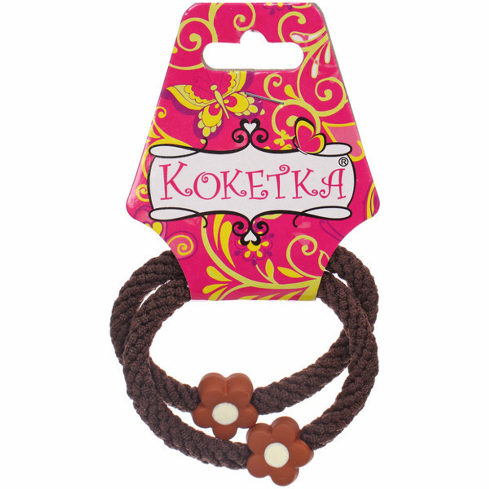 Резинки для волос 2шт «Астория», цветочки, микс 6 цветов, d-5,5см