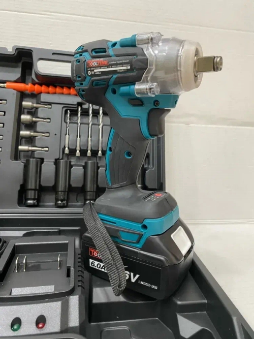 Гайковерт аккумуляторный ударный мощный 2 АКБ 36V / Не переплачивай за наклейки Mkito