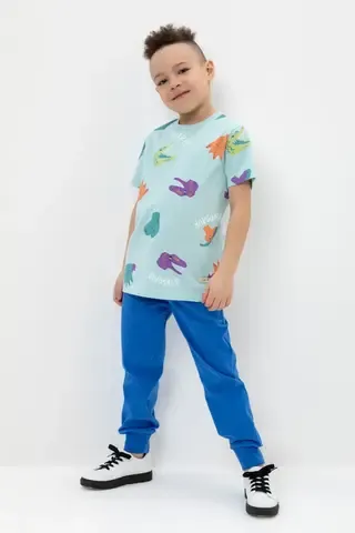 брюки  для мальчика  К 400563/ярко-голубой