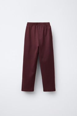 ZARA ПИЖАМА В ПОЛОСКУ, ТЕМНО-БОРДОВЫЙ