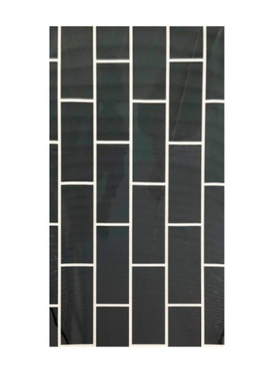 Панель (13) Super Stick Modern самоклеящаяся 30х60 Плитка ЧЕРНАЯ