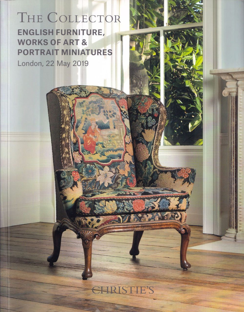 Каталог аукциона Christie's, Лондон, Коллекционер: Английская мебель, предметы декоративно-прикладного искусства и портретные миниатюры от 22 мая 2019 года