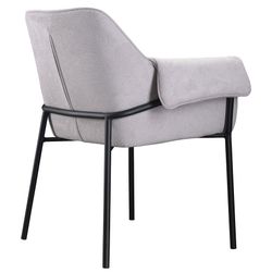 Стул Aline, шенилл, светло-серый