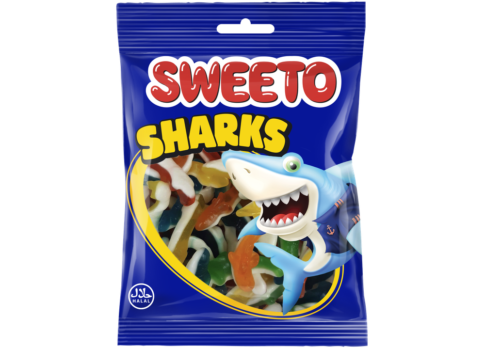 Мармелад SWEETO Акулы 140г*10шт