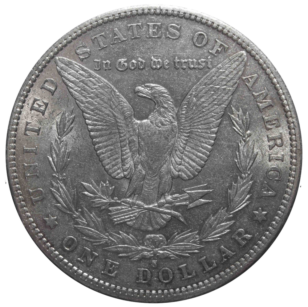 1 доллар 1880. (S) США (Морган). XF-AU