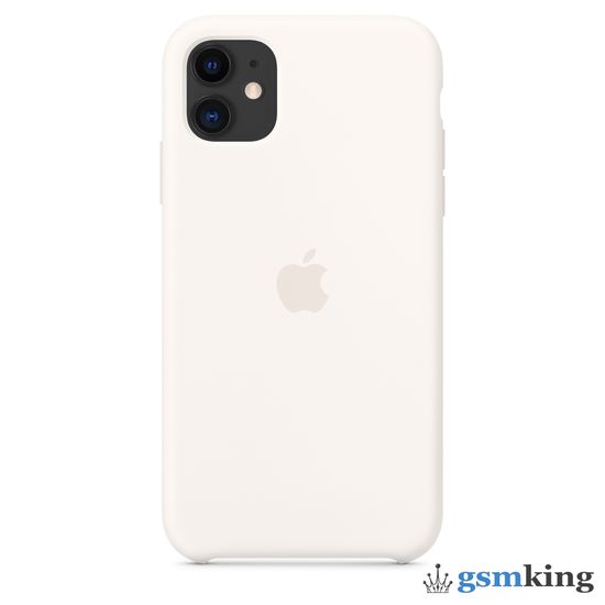 Apple Silicone Case iPhone 11 White (Белый)