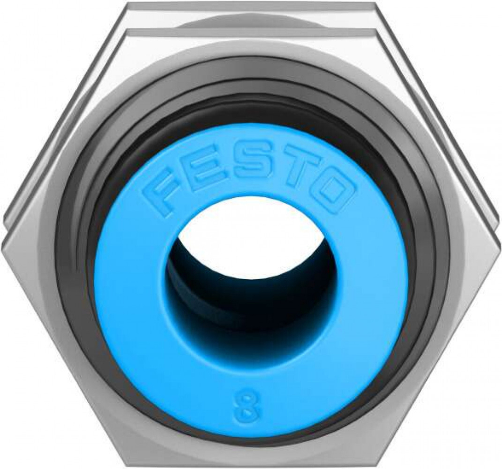 Муфта цанговая для панельного монтажа прямая Festo QSS-8-50 (комплект 50 шт)