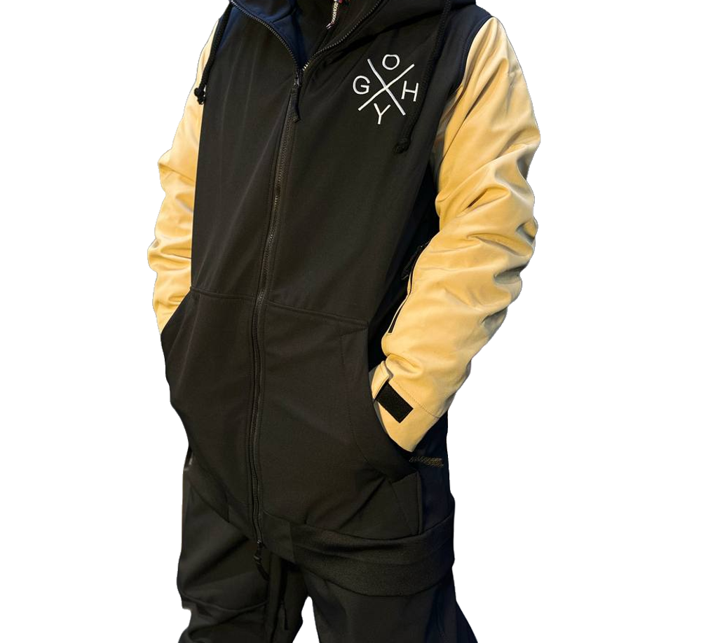 Куртка сноубордическая Goodhoody Windsander (черный,песочный)