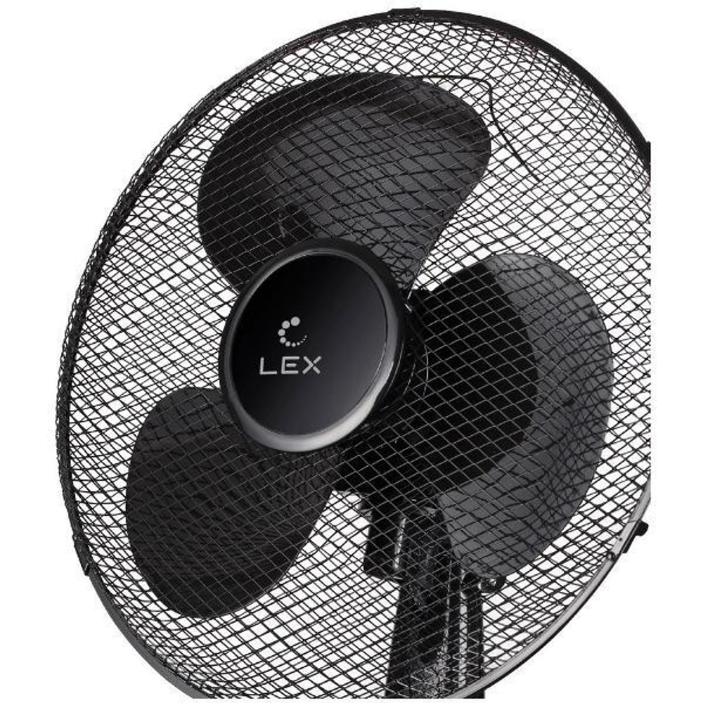 Вентилятор напольный с ПДУ LEX LXFC 8321, 16" , черный