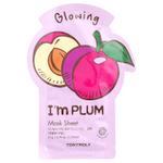 TonyMoly, I'm Plum, тканевая маска с маской для сияния кожи, 1 шт., 21 г (0,74 унции)