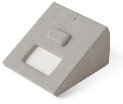 Вкладыш 03/стойка/для пирсинга/горизонтальный язычок/окошко для бирки/прорезь для нитки