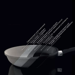 Сковорода глубокая 24см AMT Frying Pans Fix