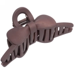 Заколка-краб для волос на блистере «Style Matte», бантик, микс 6 цветов, 11см