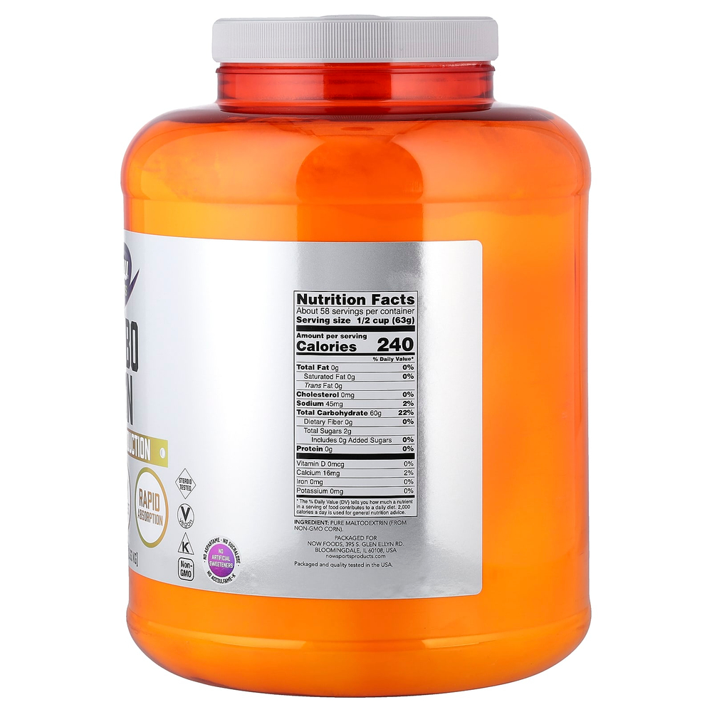 NOW Foods, Sports, Carbo Gain, 3,63 кг (8 фунтов)
