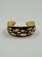 Браслет с чёрной эмалью