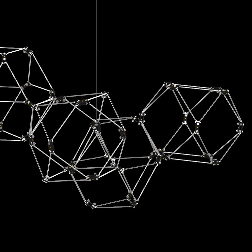 Люстра Lucciola 7A chrome