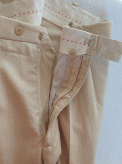 Брюки мужские в клетку клетчатые для мужчины для мальчика мальчиковые широкие свободные классические классика строгие костюмные вискозные вискоза прямые светлые белые бежевые тонкие лёгкие летние вискоза 29 30 48 176 182 L размер