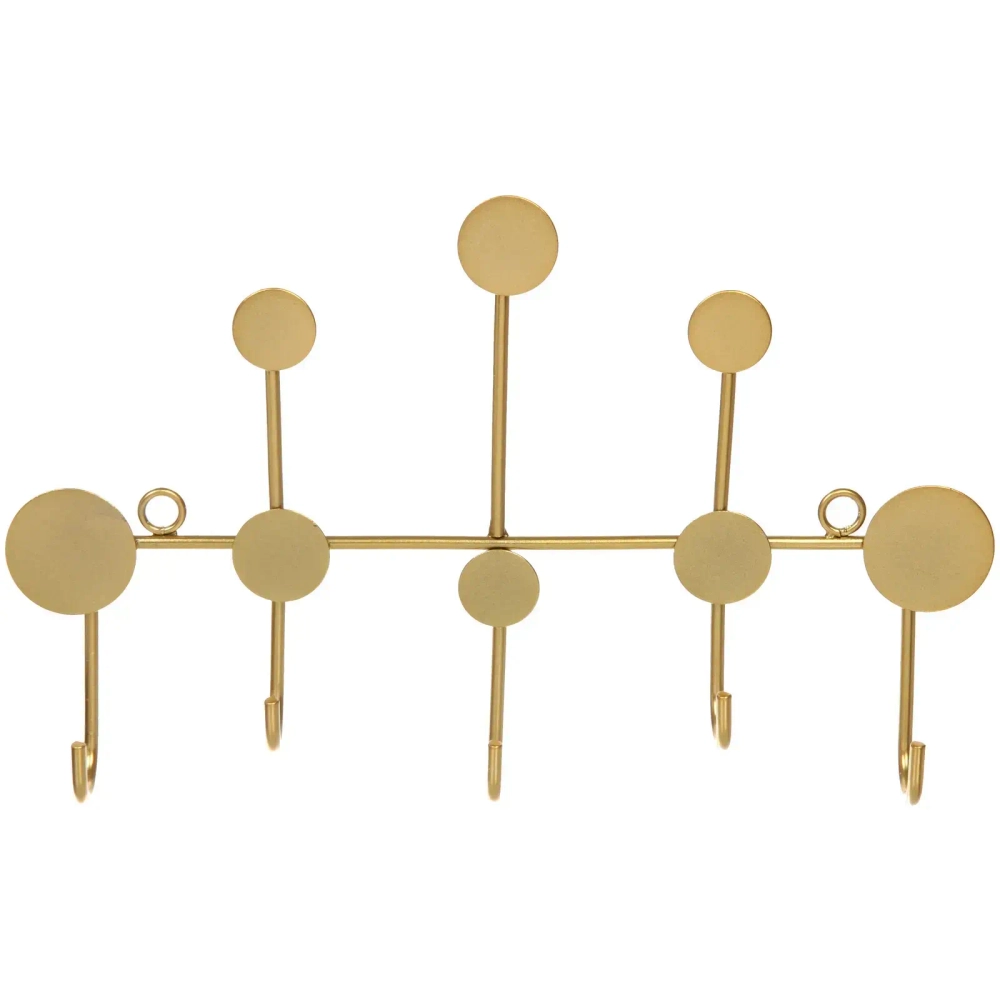 Ключница настенная металлическая «ЛОФТ ВОСТ», пианоно, цвет золото, 18.5*31*3см