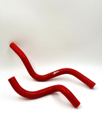 Патрубки отопителя ВАЗ 2190 Гранта, Калина-2 силикон красный 2 шт