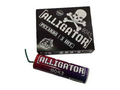 В043 Петарды "ALLIGATOR" (Волк) (1 упаковка / 3 штуки)