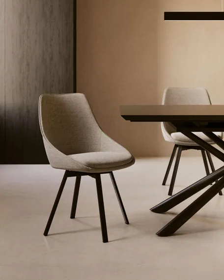 Крутящийся стул Haston светло-серый