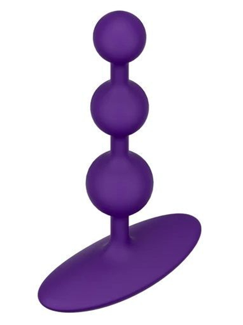 Анальная цепочка Romp Amp, фиолетовая, силикон, 13,5 см