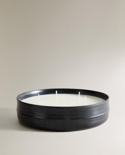Zara Home Свеча ароматическая Verdant Forest 1350 г, растительный воск, аромат древесный, Коричневый