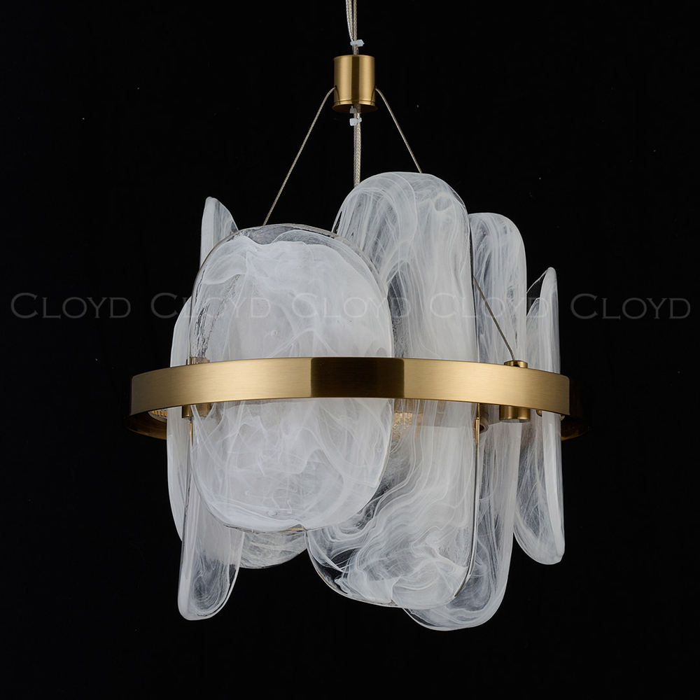 Подвесной светильник Cloyd COLD P1 / Ø30 см - латунь (арт.11516)