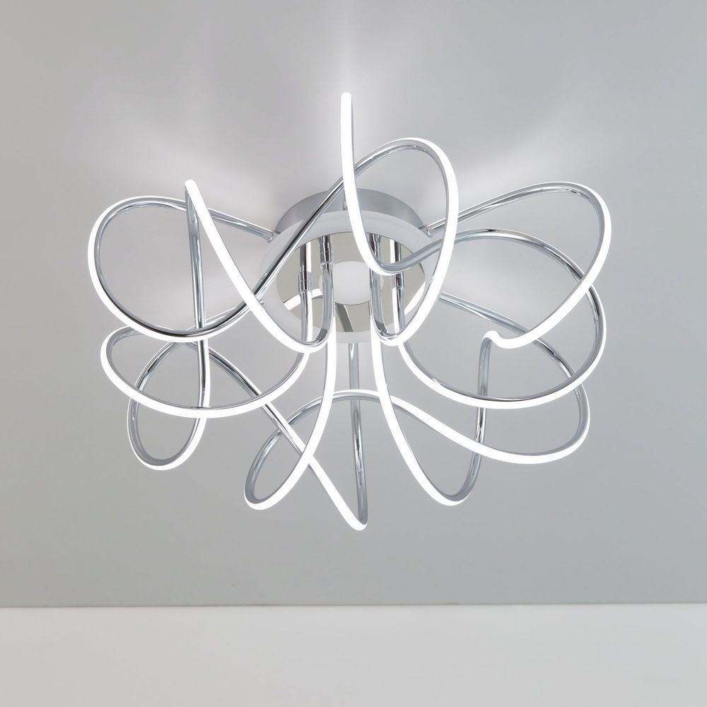 Citilux Джемини Смарт CL229A161E RGB Умная люстра Хром