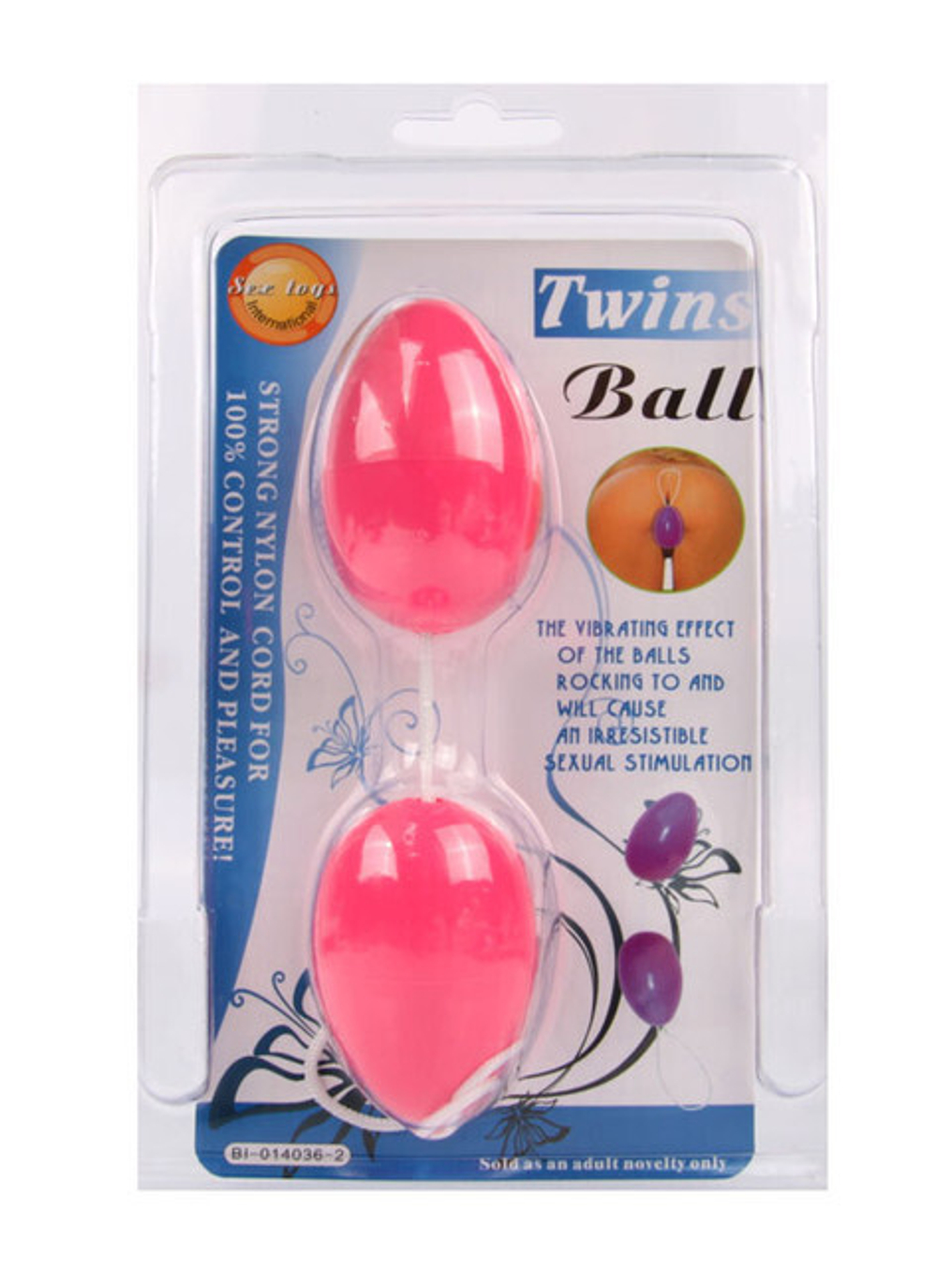 Шарики со смещенным центром тяжести Twins Ball (розовые) (Цвет: розовый)