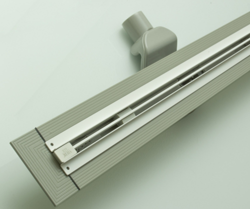 Трап душевой с гидрозатвором (РЕГУЛИРУЕМАЯ  ДЛИНА, БЕЛЫЙ) 120см ViEiR  (4/1шт)