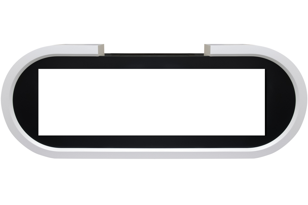 Каминокомплект Soho - Белый с черным с очагом Vision 60 LOG LED