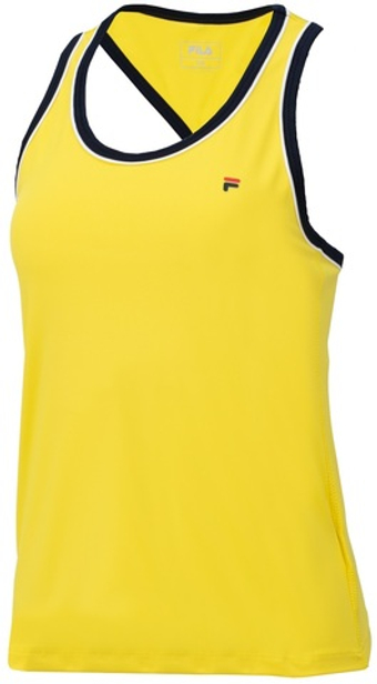 Женский топ теннисный Fila Top Jodie - желтый