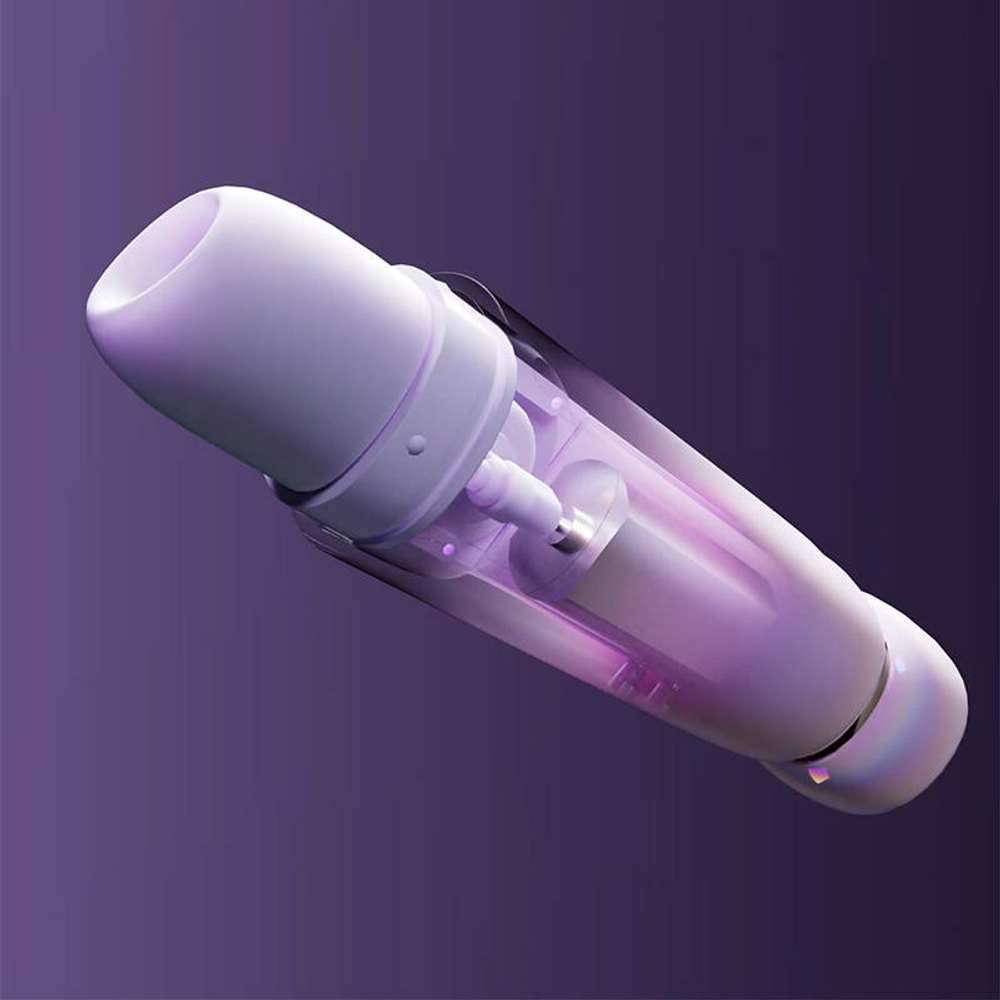 Сиреневый вакуумный клиторальный стимулятор 12,6см Zalo Lia Suction Massager Lavender Purple