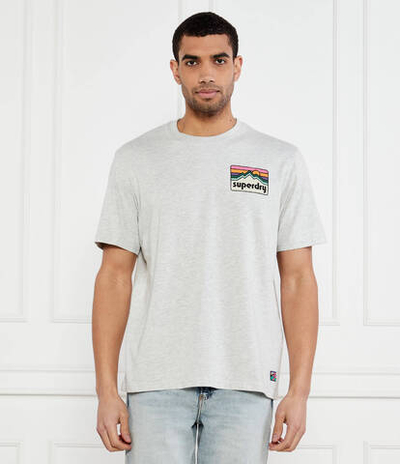 Футболка VINTAGE 90S Superdry - серый(M1011412A)