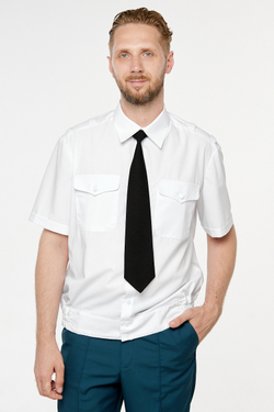 Рубашка МЧС мужская белая, короткий рукав