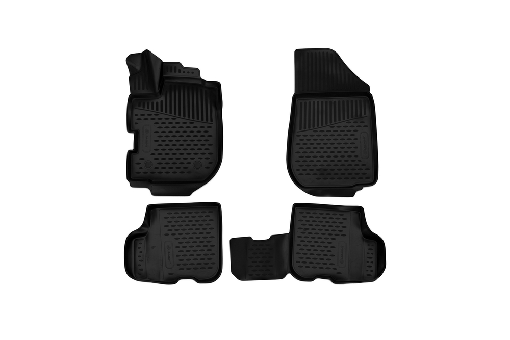 Коврики 3D в салон для RENAULT Sandero Stepway, 2018-, хэтчбек, 4 шт. (полиуретан)  AFM3D4155210K