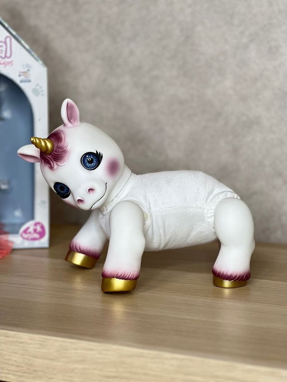 Игрушка мягконабивная 35см AniReal Единорожка (60105)