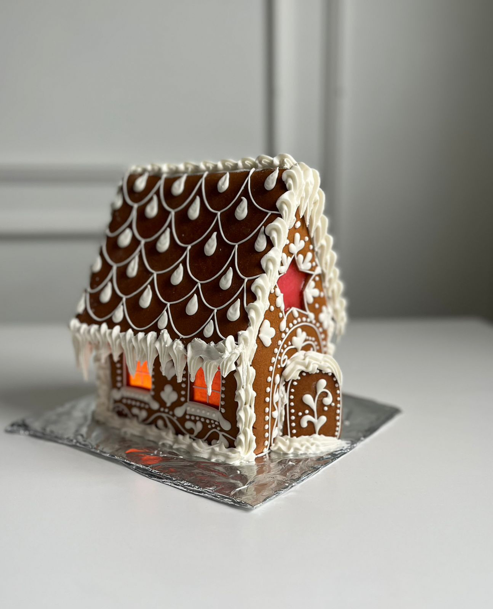 БОЛЬШОЙ ПРЯНИЧНЫЙ ДОМИК (21 см) - семейный мастер-класс-практика