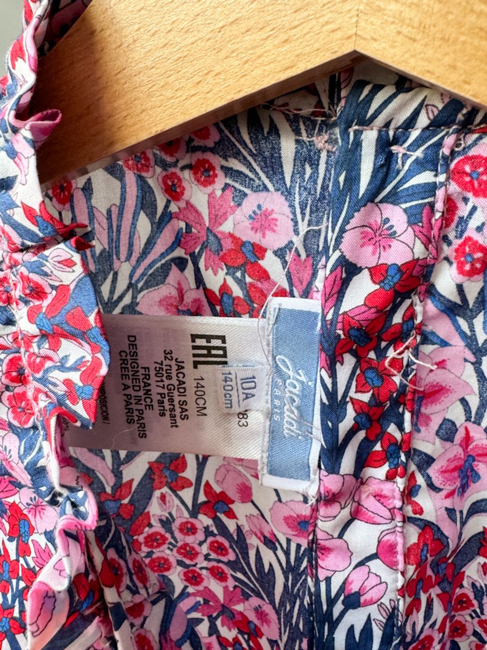 Хлопковая блузка Jacadi, 140