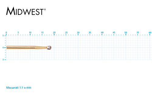 Бор твердосплавный Midwest - 502 FG 6 Multiprep