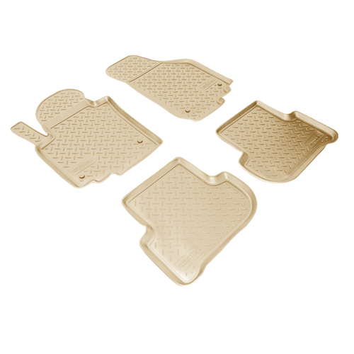 Ковры в салон Norplast/Unidec для Skoda Yeti в кузове 5L7 (2009-)Полиуретан,Бежевый, арт.NPL-Po-81-90-B