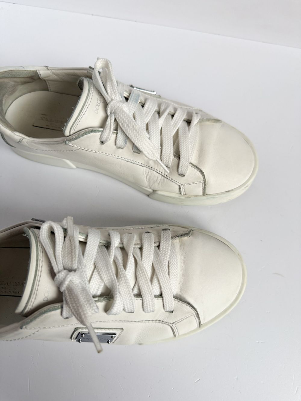 Кожаные кеды Dolce & Gabbana, 35