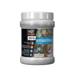 Краска для декора универсальная перламутровая VGT серебристо-белый 0,23 кг