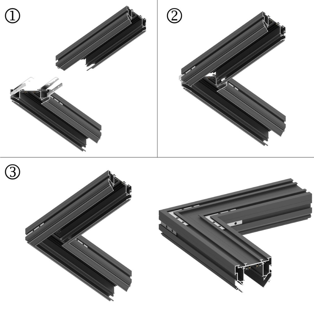 135304 NT Шинопровод (гарпунная система) 2м 90-240В IP20 PORT