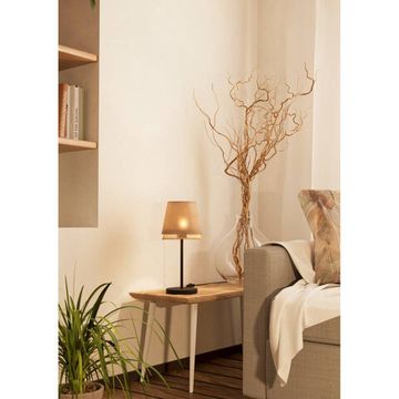 Настольная лампа 1*E27 43977 черный/бежевый TABLEY Eglo