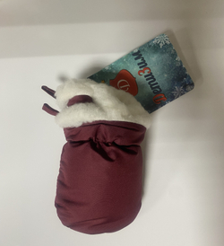 Варежки детские на овчине на возраст до 1 года цвета в ассортименте