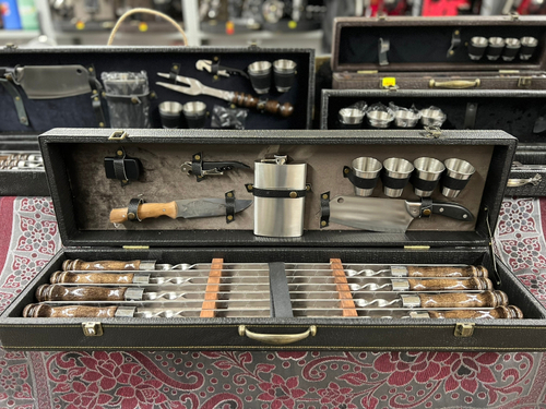 Набор шампуров в коробке кож/зам ЭЛИТ КЛАССИКА